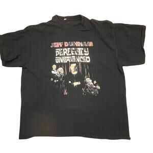 Jeff Dunham‎ Perfectly Unbalanced 2016 Tour Comedy Show T Shirt Black Men XL